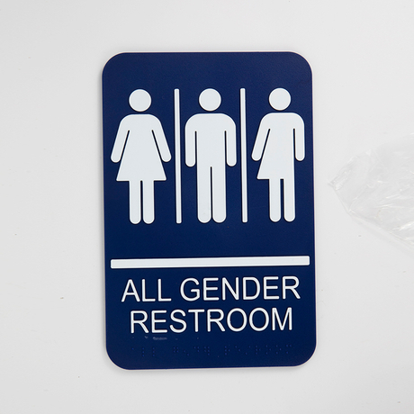 Schild aus Kunststoff