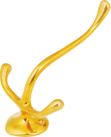 Wandmontierter Badezimmerhaken aus Messing